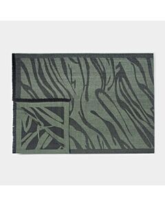 Katie Loxton Printed Blanket Scarf - Chocolate